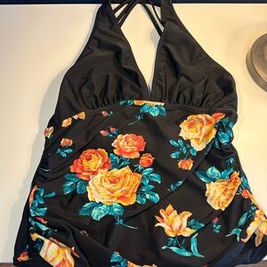 Cupshe Floral Bathing Suit